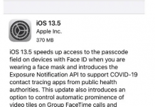 Apple released iOS 13.5 with Exposure Notification API iOS 13.5
